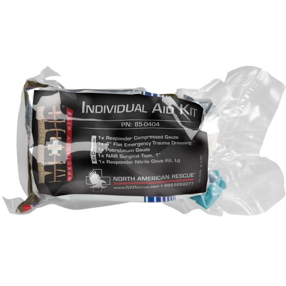 North American Rescue Individual Aid Kit - Black Arch Holsters
