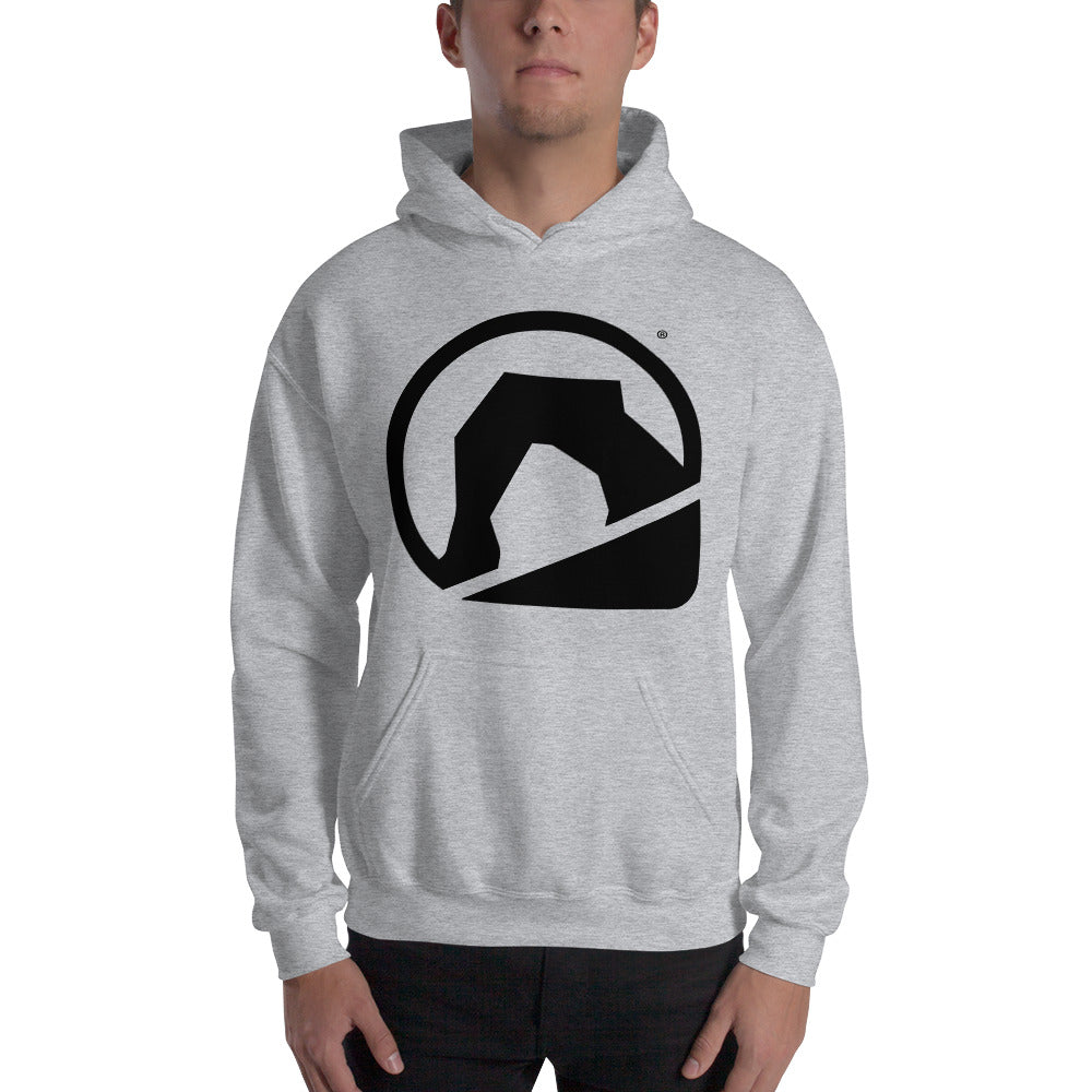 Black Arch Hoodie